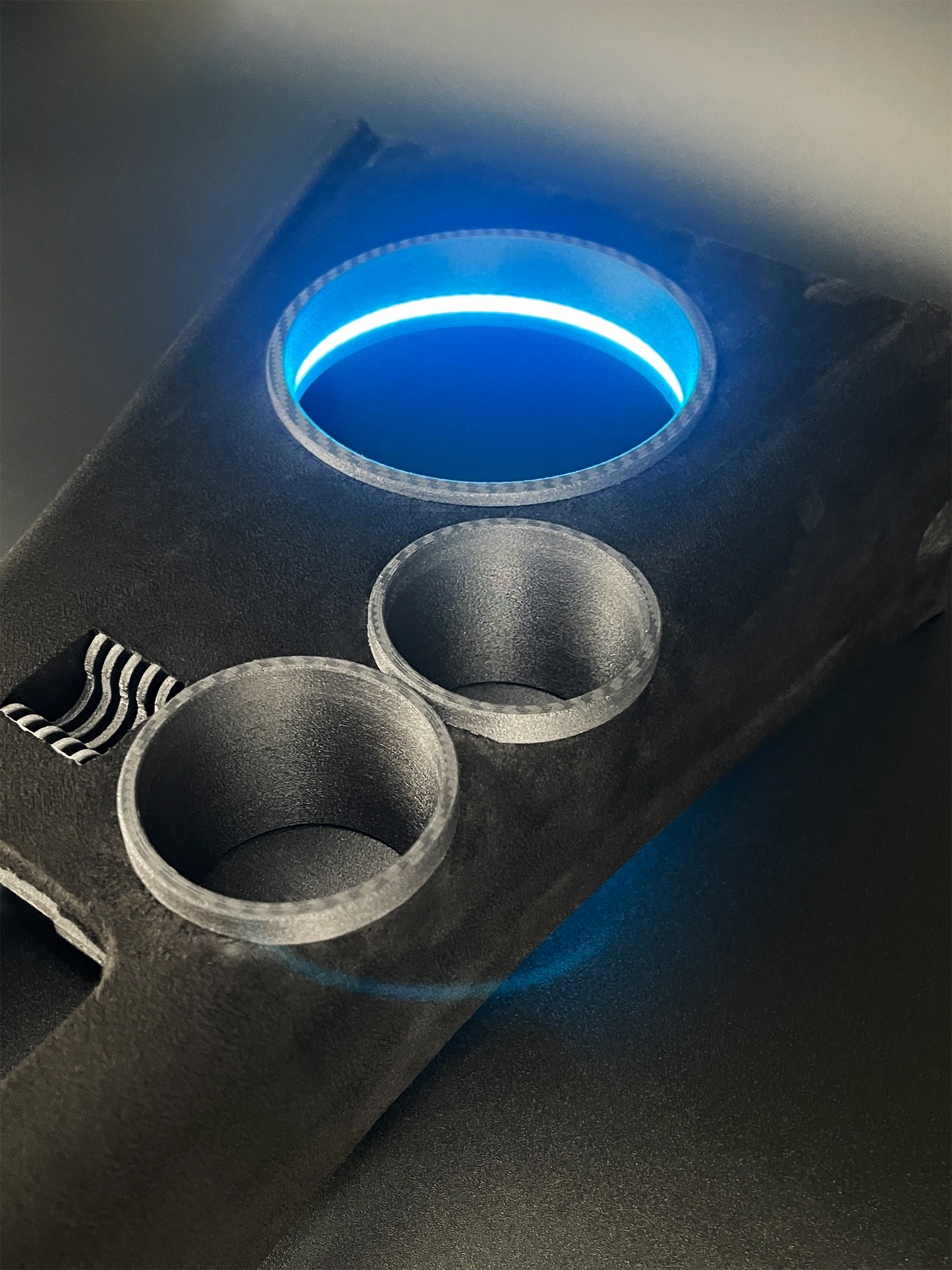 GlowCore One Black, custom center console for Mazda MX5 NB / NBFL