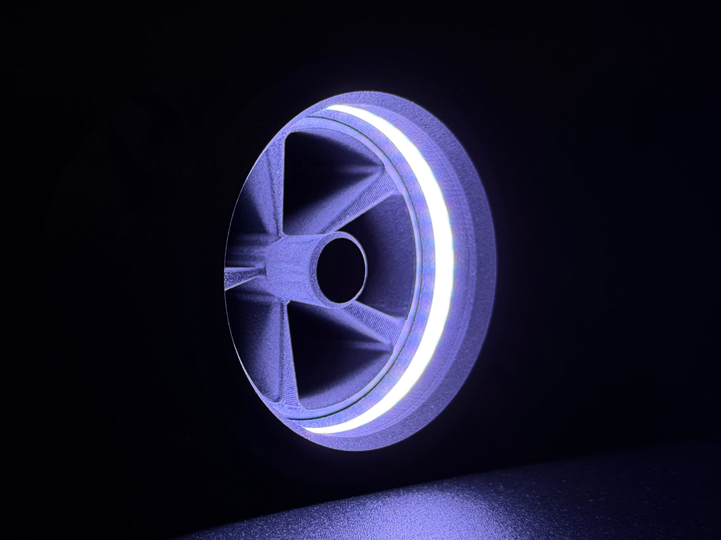 GlowVent Fantom Black, custom air vent for Mazda MX5 NC