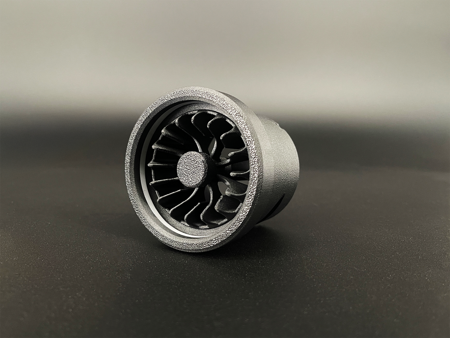 GlowVent Heart Black, custom air vent for Mazda MX5 NB / NBFL