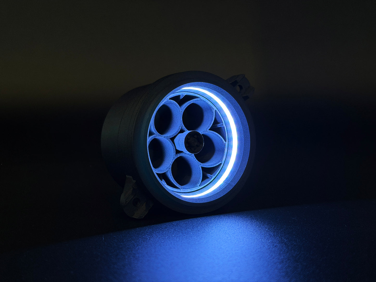 GlowVent Aerospace Black, custom air vent for Mazda MX5 NC
