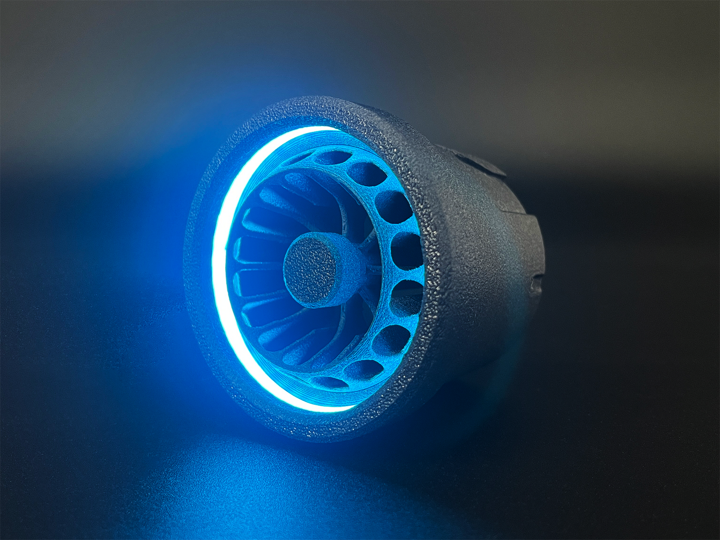 GlowVent One Black Set, custom air vent for Mazda MX5 NB / NBFL