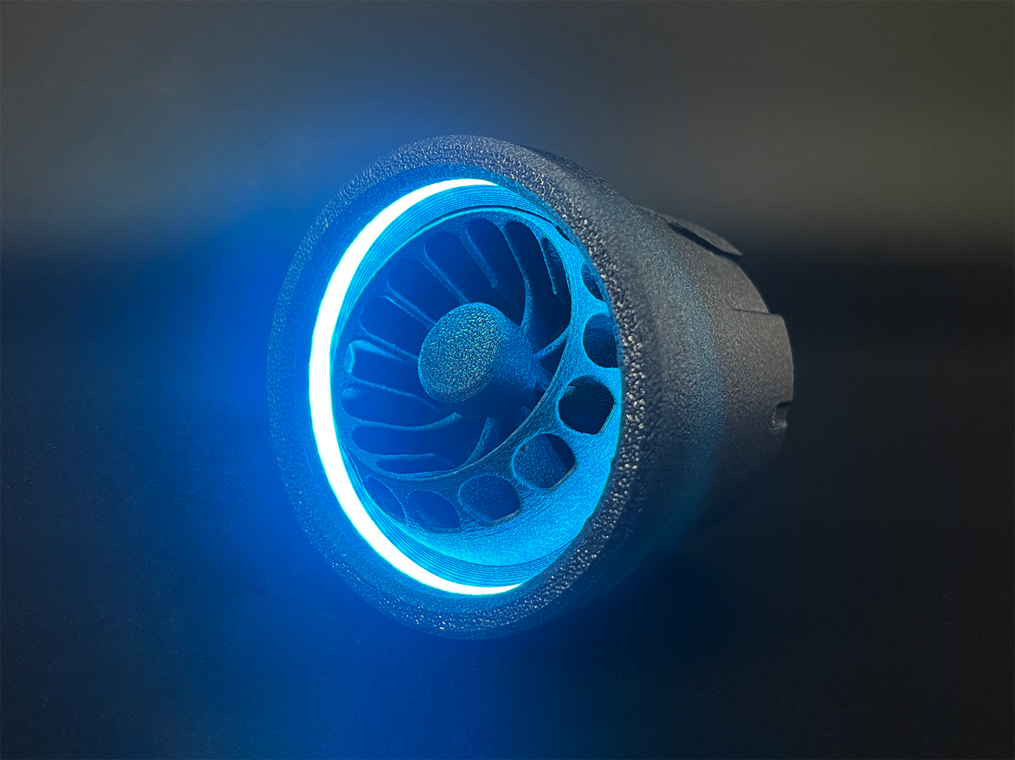 GlowVent One Black Set, custom air vent for Mazda MX5 NB / NBFL