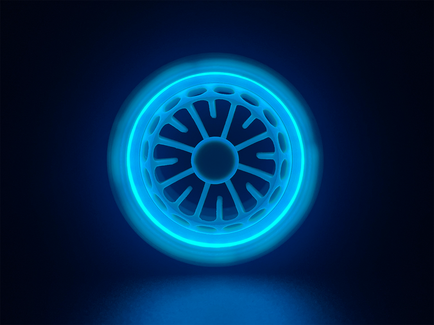 GlowVent One White Set, custom air vent for Mazda MX5 NB / NBFL