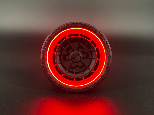 GlowVent Star Black, custom air vent for Mazda MX5 NA / NB / NBFL