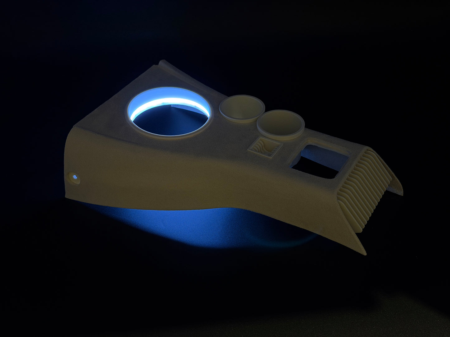 GlowCore One Limited White Edition, custom center console for Mazda MX5 NB / NBFL