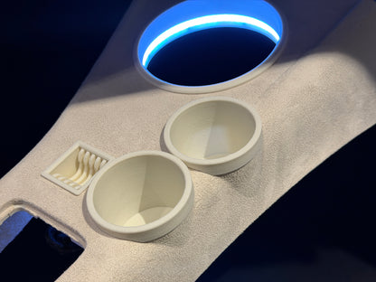 GlowCore One Limited White Edition, custom center console for Mazda MX5 NB / NBFL