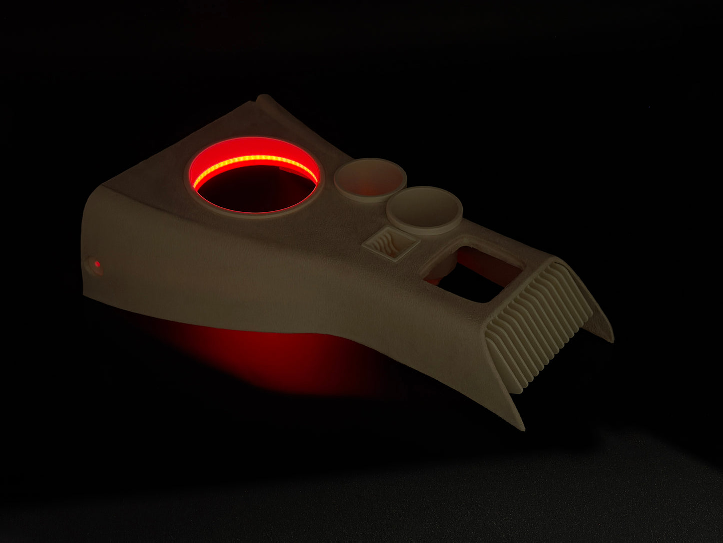 GlowCore One Limited White Edition, custom center console for Mazda MX5 NB / NBFL