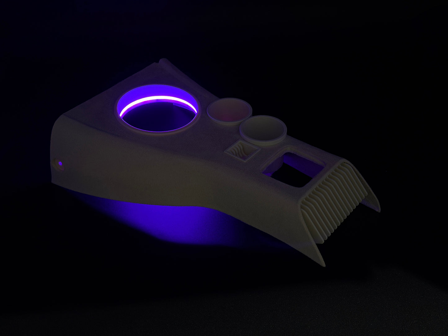 GlowCore One Limited White Edition, custom center console for Mazda MX5 NB / NBFL