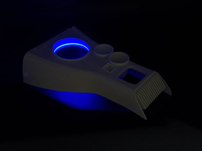 GlowCore One Limited White Edition, custom center console for Mazda MX5 NB / NBFL