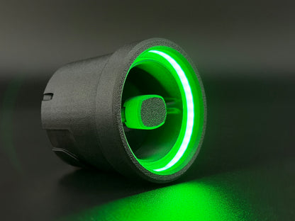 GlowVent Nebula Black, custom air vent for Mazda MX5 NA / NB
