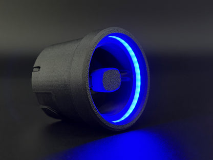 GlowVent Nebula Black, custom air vent for Mazda MX5 NA / NB
