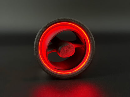 GlowVent Nebula Black, custom air vent for Mazda MX5 NA / NB