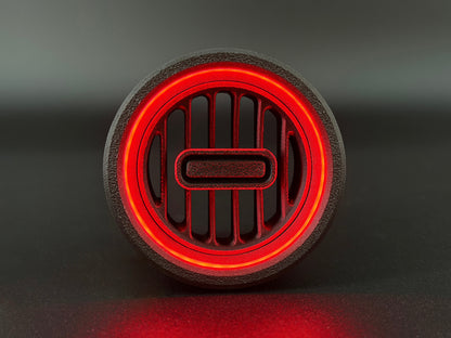 GlowVent Titan Black, custom air vent for Mazda MX5 NA / NB