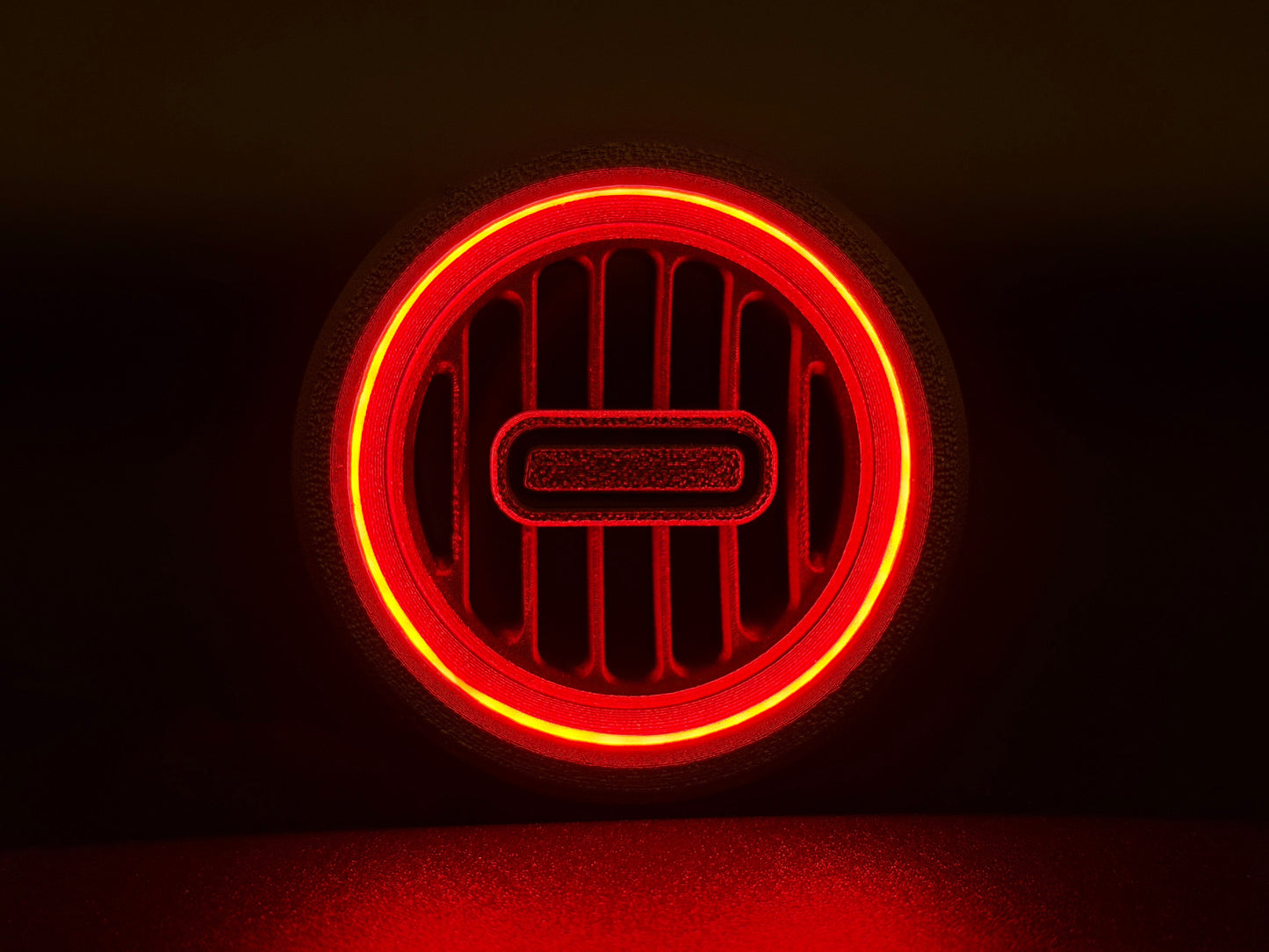 GlowVent Titan Black, custom air vent for Mazda MX5 NA / NB