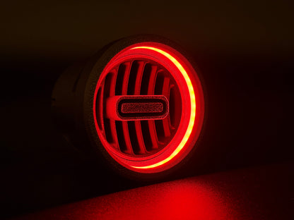 GlowVent Titan Black, custom air vent for Mazda MX5 NA / NB