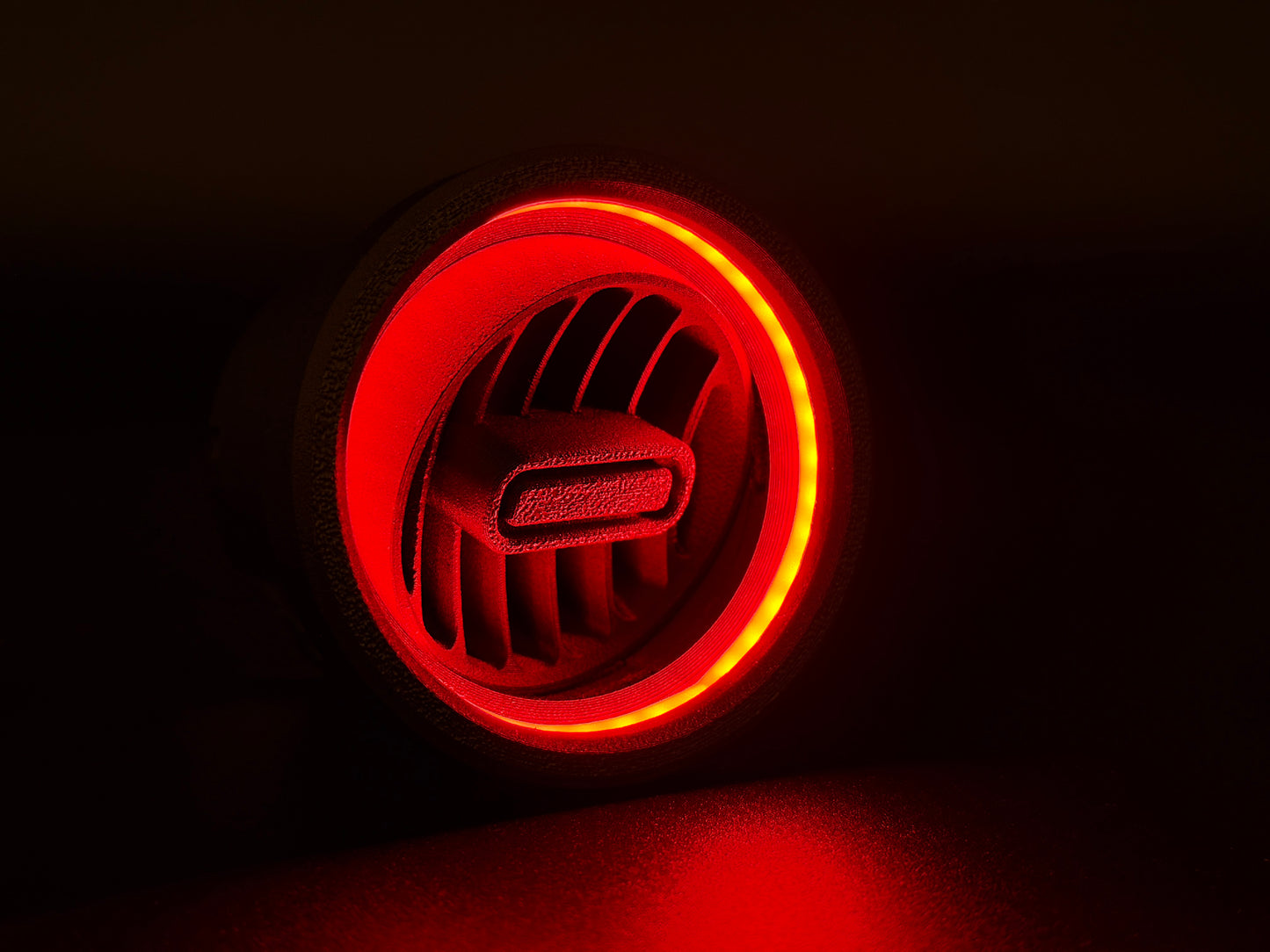 GlowVent Titan Black, custom air vent for Mazda MX5 NA / NB