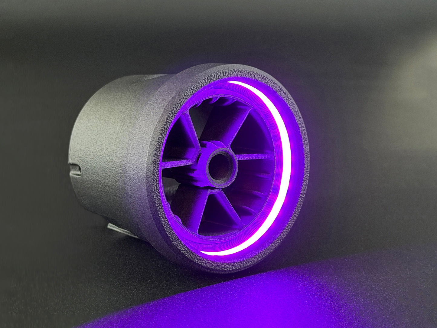 GlowVent Antares Black, custom air vent for Mazda MX5 NA / NB