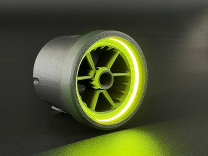 GlowVent Antares Black, custom air vent for Mazda MX5 NA / NB