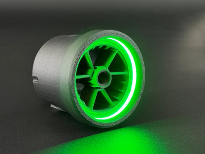 GlowVent Antares Black, custom air vent for Mazda MX5 NA / NB
