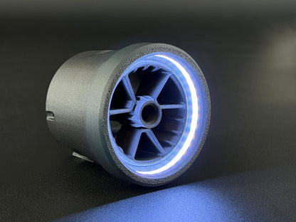 GlowVent Antares Black, custom air vent for Mazda MX5 NA / NB