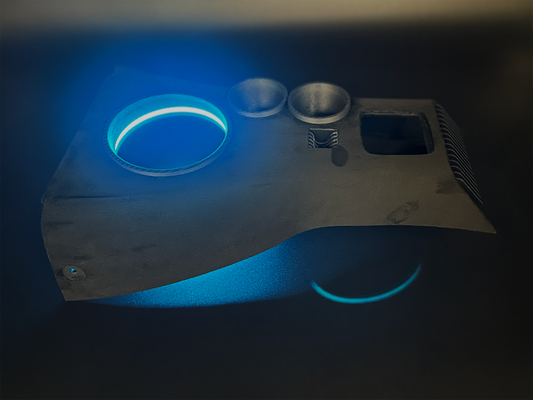 GlowCore One Black, custom center console for Mazda MX5 NB / NBFL