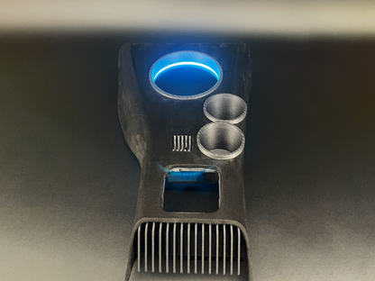 GlowCore One Black, custom center console for Mazda MX5 NB / NBFL