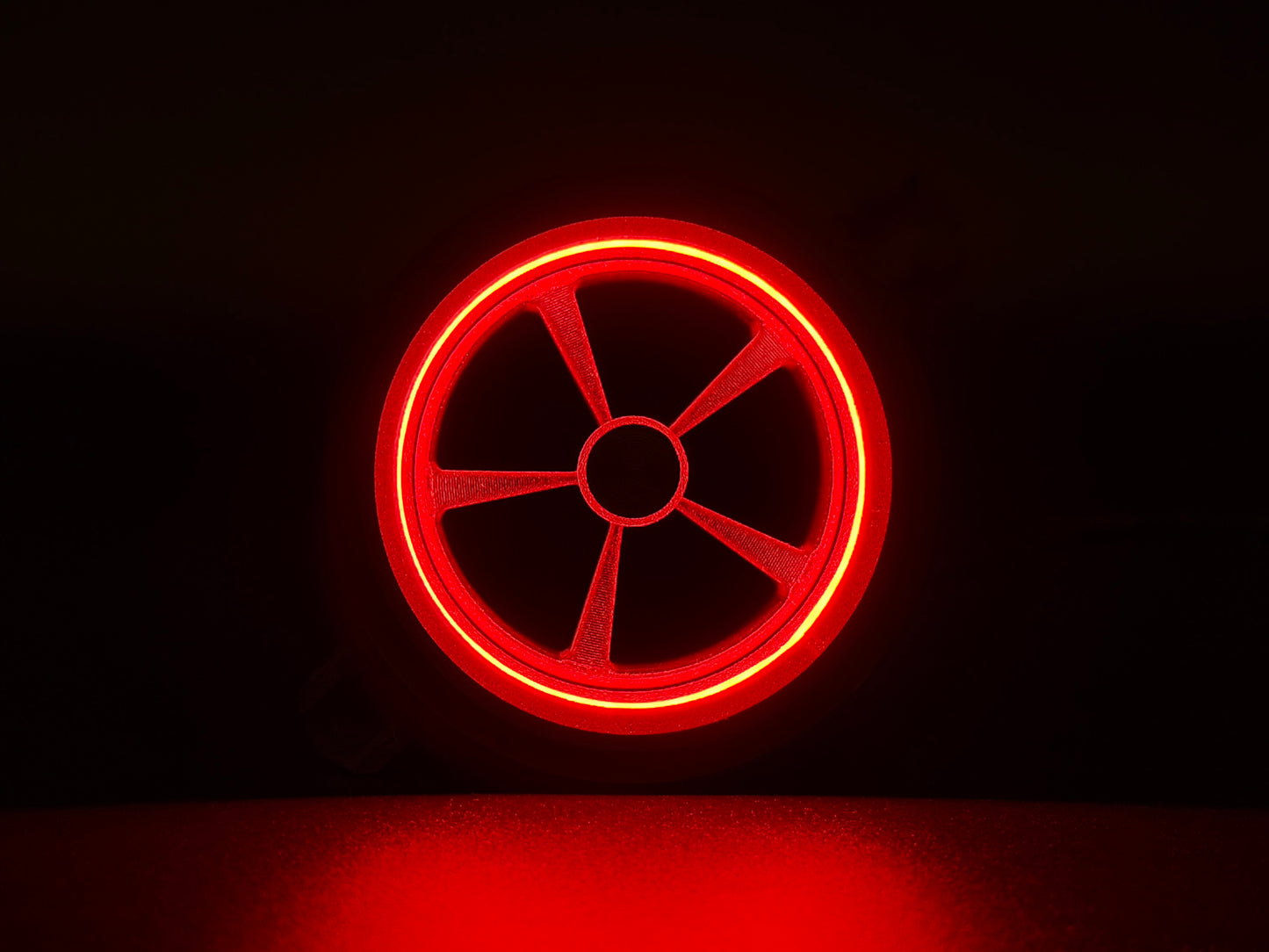 GlowVent Fantom Black, custom air vent for Mazda MX5 NC
