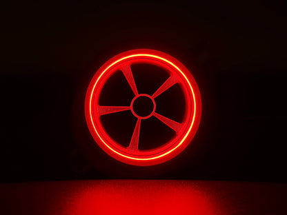 GlowVent Fantom Black, custom air vent for Mazda MX5 NC