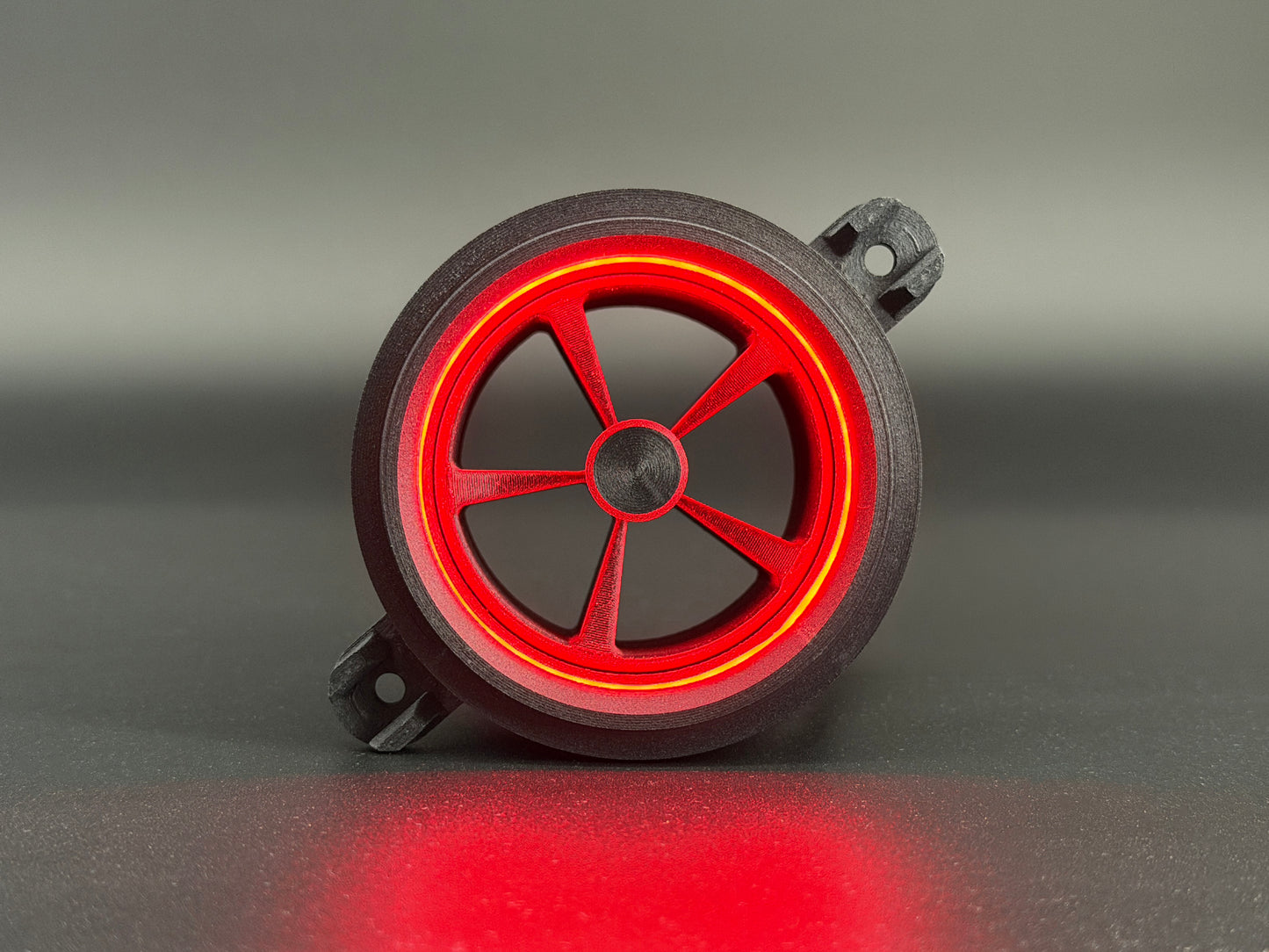 GlowVent Fantom Black, custom air vent for Mazda MX5 NC
