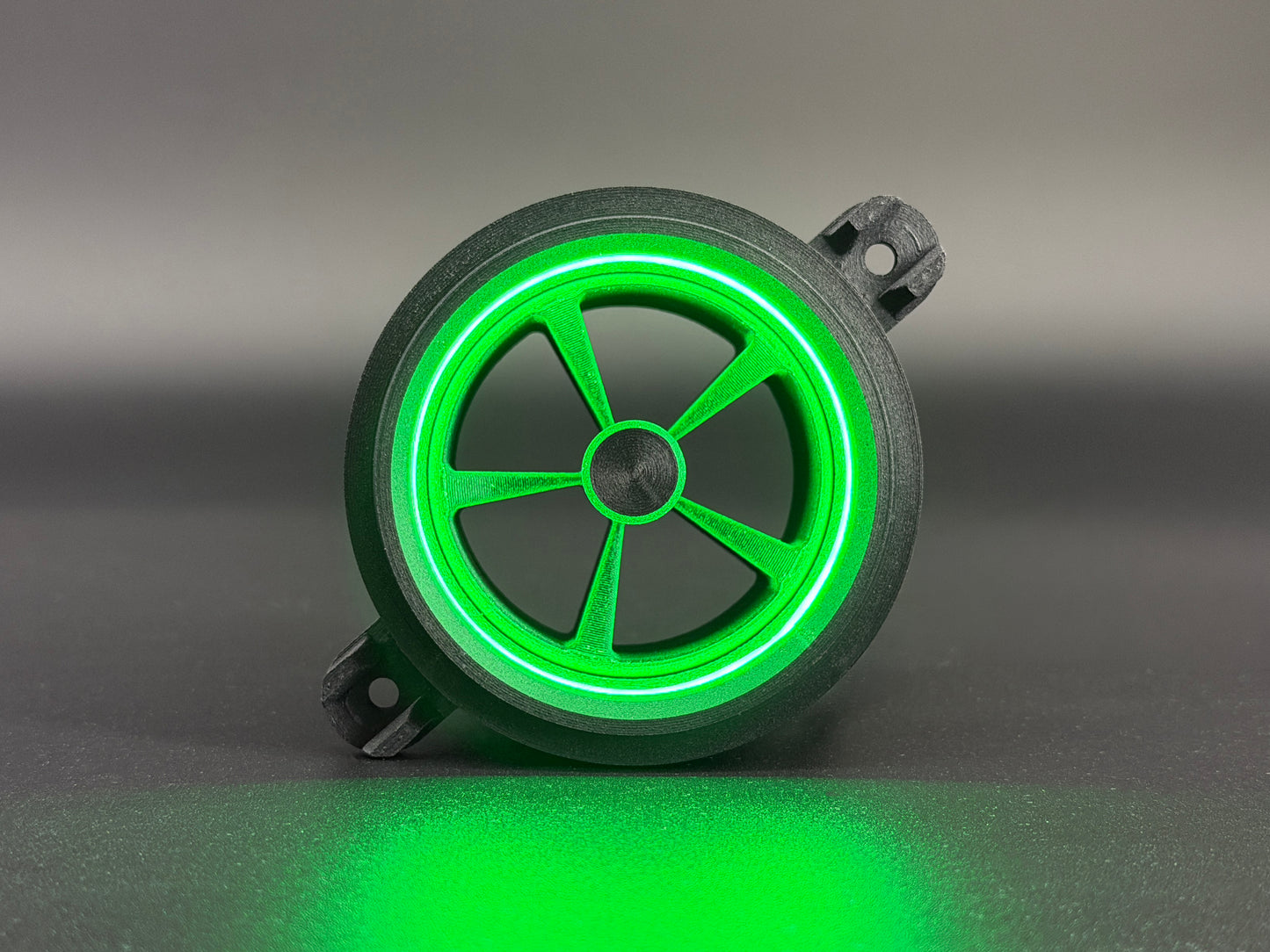 GlowVent Fantom Black, custom air vent for Mazda MX5 NC