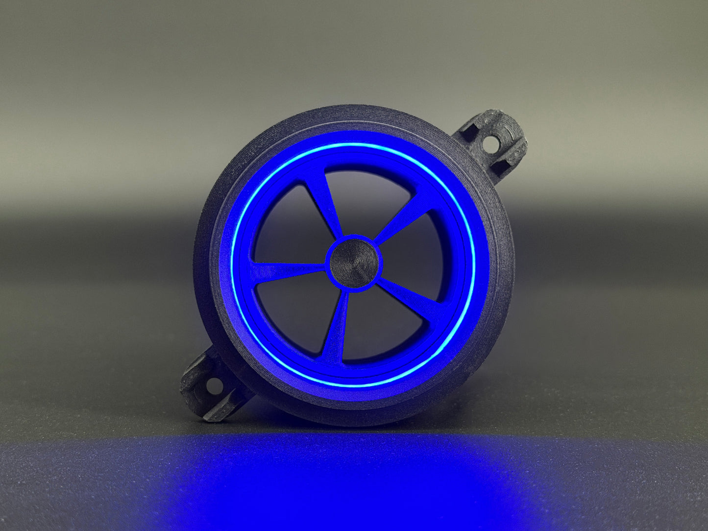 GlowVent Fantom Black, custom air vent for Mazda MX5 NC