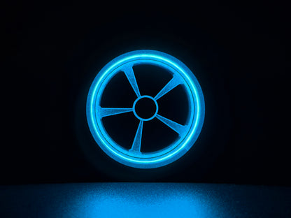 GlowVent Fantom Black, custom air vent for Mazda MX5 NC