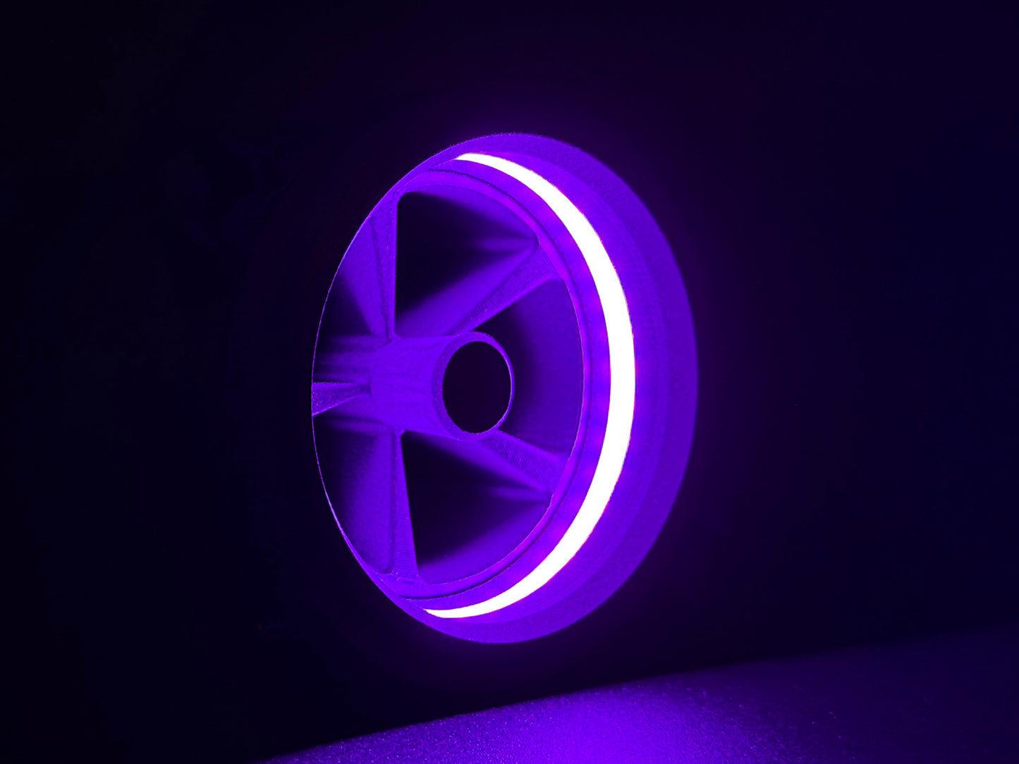 GlowVent Fantom Black, custom air vent for Mazda MX5 NC