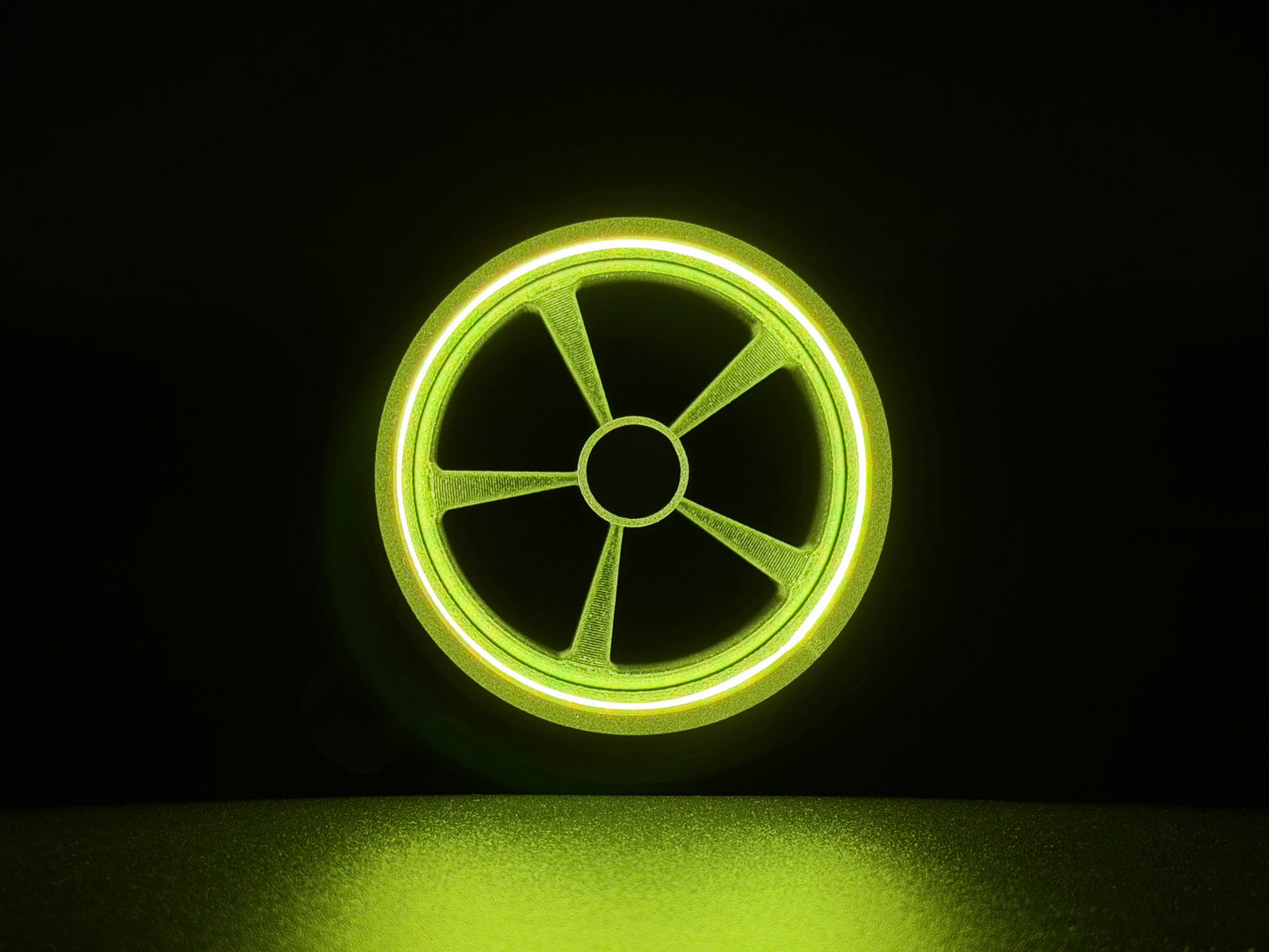 GlowVent Fantom Black, custom air vent for Mazda MX5 NC