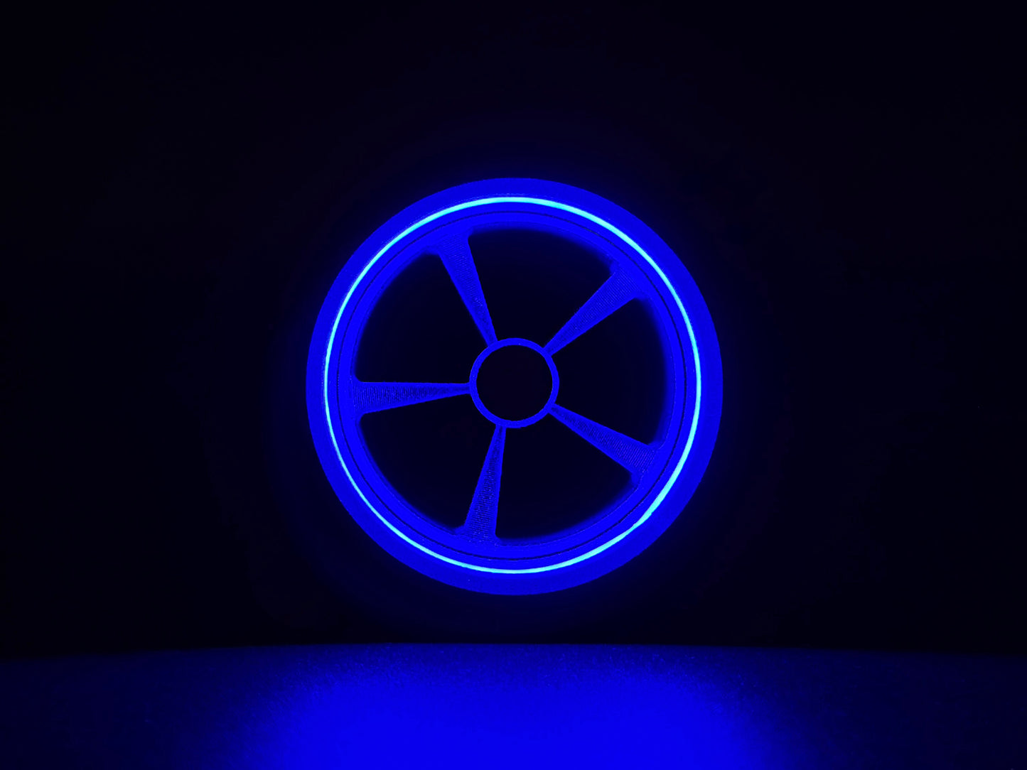 GlowVent Fantom Black, custom air vent for Mazda MX5 NC
