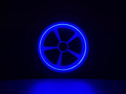 GlowVent Fantom Black, custom air vent for Mazda MX5 NC