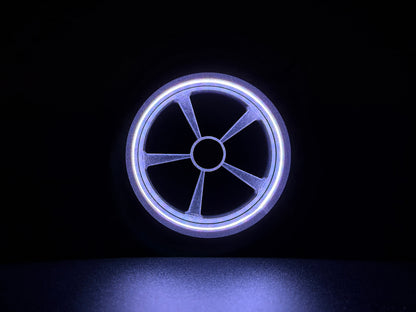 GlowVent Fantom Black, custom air vent for Mazda MX5 NC