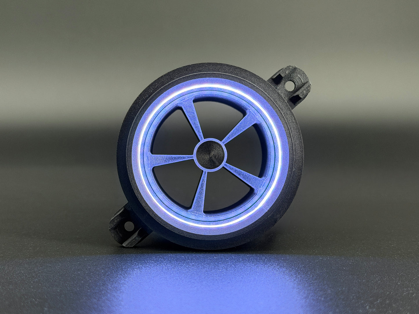 GlowVent Fantom Black, custom air vent for Mazda MX5 NC