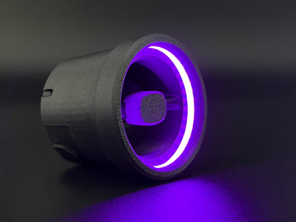 GlowVent Nebula Black, custom air vent for Mazda MX5 NA / NB