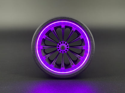 GlowVent Menance Black, custom air vent for Mazda MX5 NA / NB