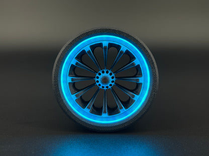 GlowVent Menance Black, custom air vent for Mazda MX5 NA / NB
