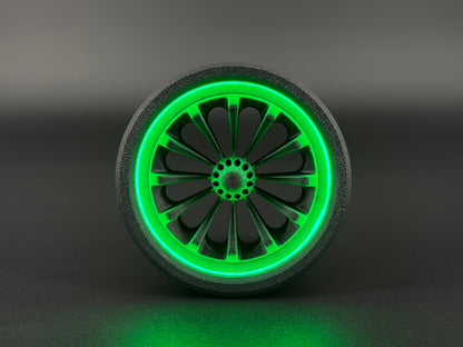 GlowVent Menance Black, custom air vent for Mazda MX5 NA / NB