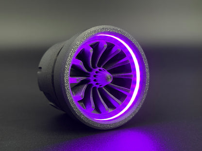 GlowVent Menance Black, custom air vent for Mazda MX5 NA / NB