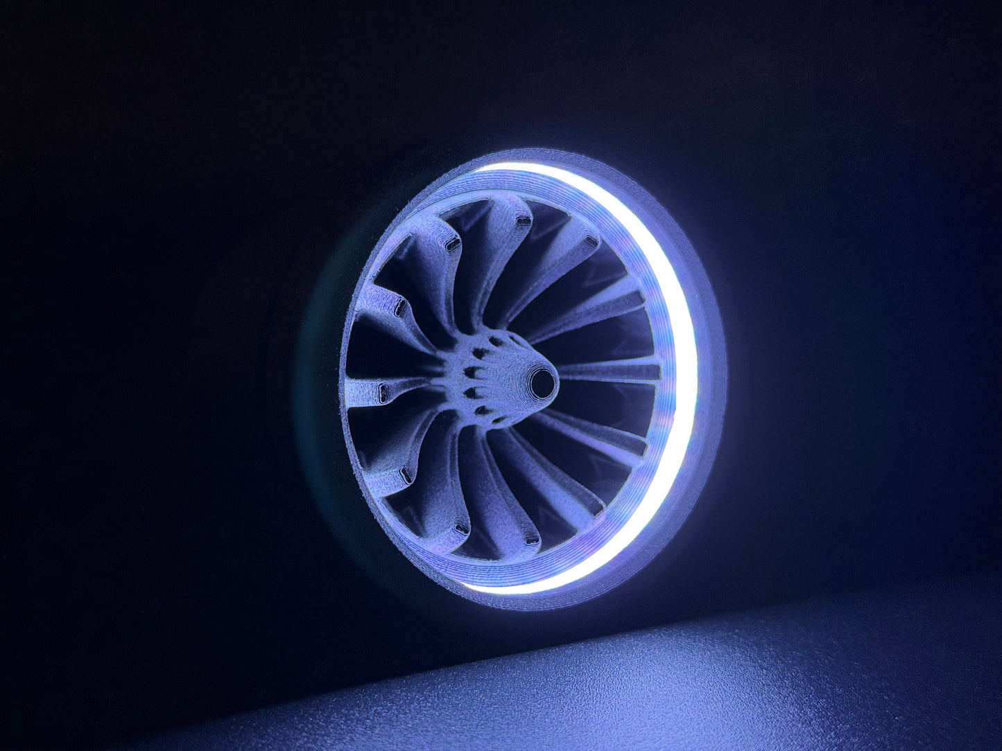 GlowVent Menance Black, custom air vent for Mazda MX5 NA / NB