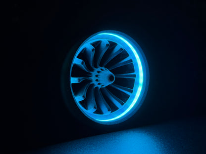 GlowVent Menance Black, custom air vent for Mazda MX5 NA / NB