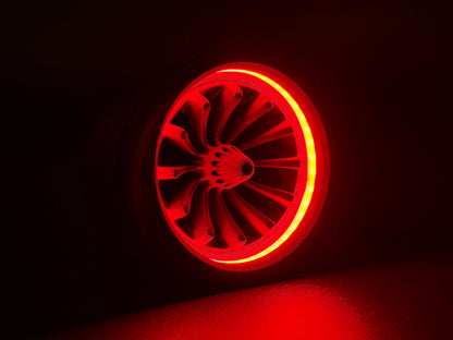 GlowVent Menance Black, custom air vent for Mazda MX5 NA / NB