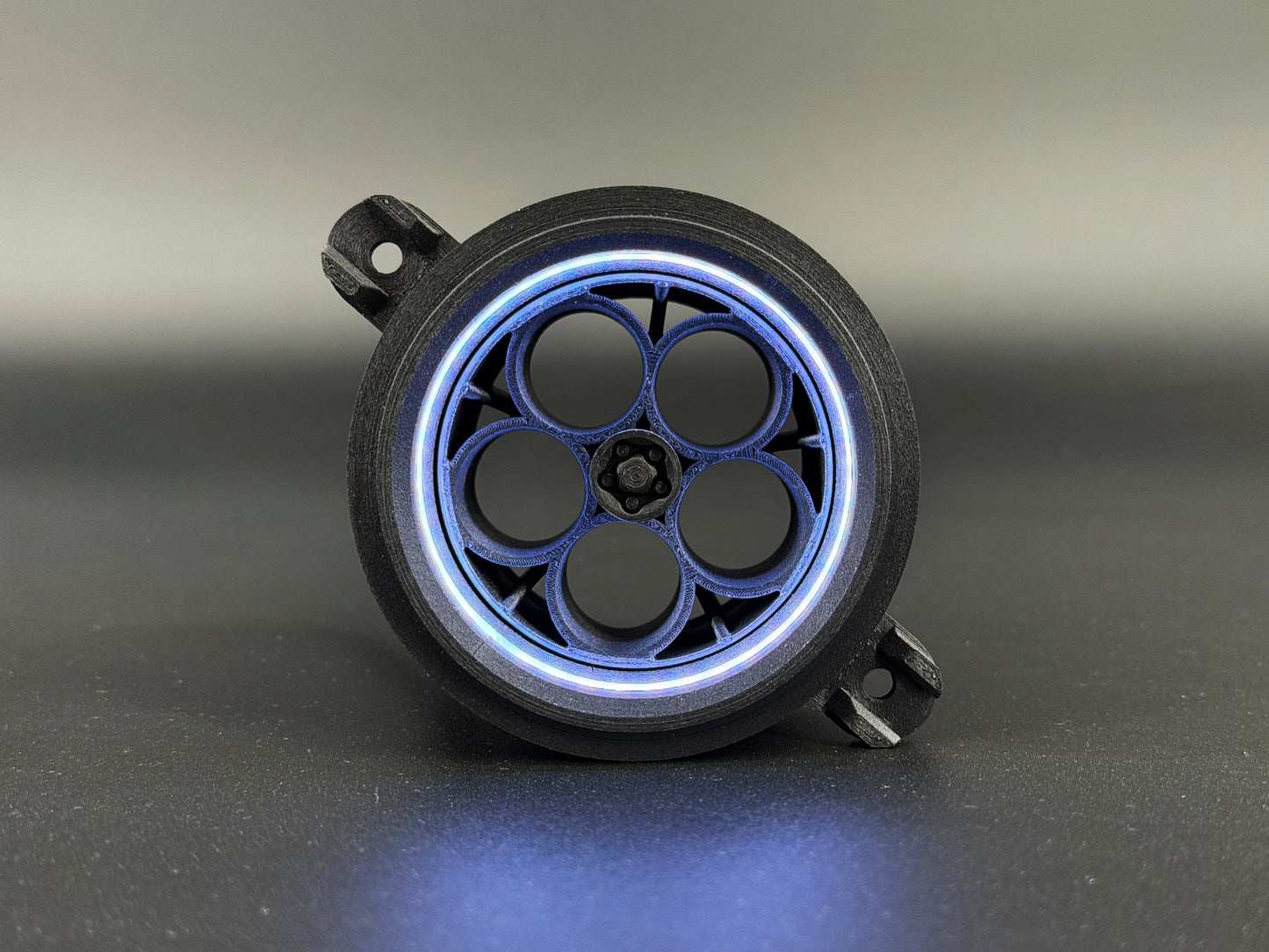 GlowVent Aerospace Black, custom air vent for Mazda MX5 NC
