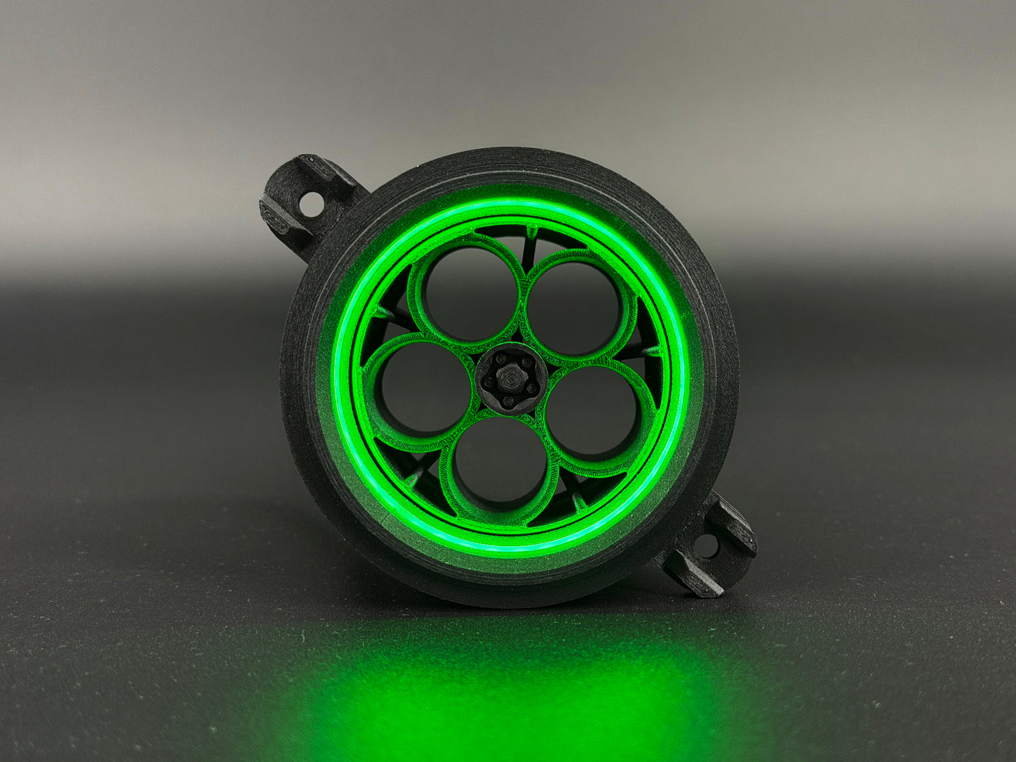 GlowVent Aerospace Black, custom air vent for Mazda MX5 NC