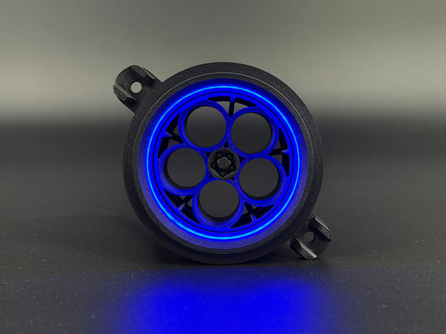 GlowVent Aerospace Black, custom air vent for Mazda MX5 NC