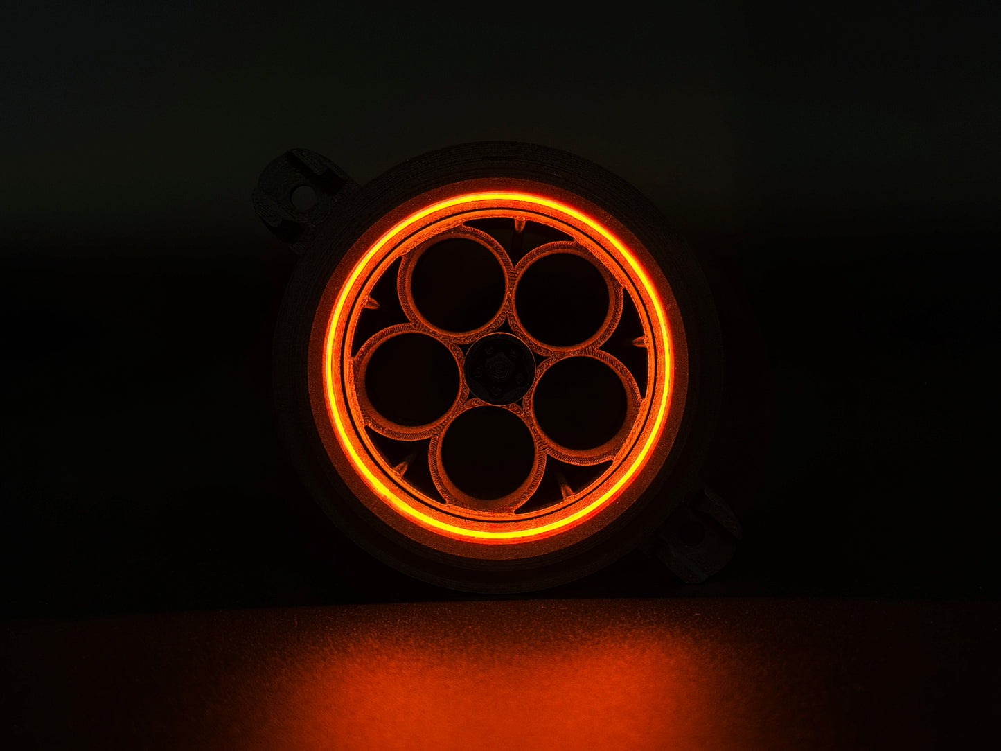 GlowVent Aerospace Black, custom air vent for Mazda MX5 NC